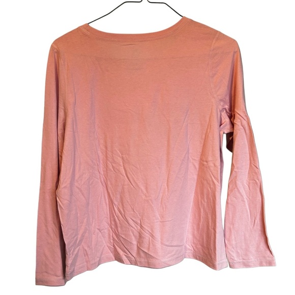 Varsity Pink Long Sleeve Women's Tee - Picture 2 of 4